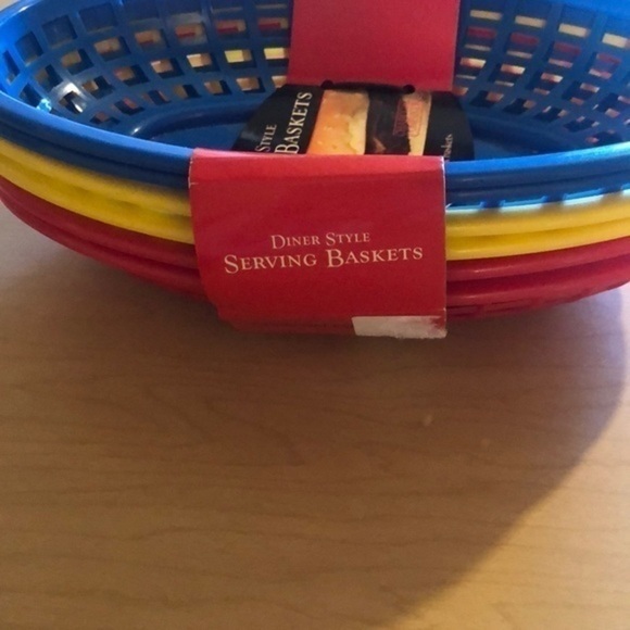 Diner style 6 serving baskets . NWT - Picture 2 of 2
